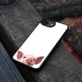 thumbnail image 4 of WIRESTER Shockproof Soft Rubber Cover Case for Apple iPhone 16e 6.1" 2025, Baby Pig, 4 of 5