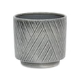 thumbnail image 1 of Maceta de cerámica Planter Cheung's Parlora, tamaño grande, color gris, 1 of 4