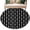 Black, variant on Navy Blue Arrows Round Rug 3ft Washable Circle Entryway Rugs Non Slip Modern Abstract Art Ethnic Tribal Area Rug Indoor Floor Carpet for Bedroom Kitchen Living Room Home Office Dining Room Nursery