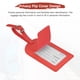 thumbnail image 4 of Conjunto de Funda para Pasaporte y Etiqueta de Equipaje Uxcell - Funda de Pasaporte de Privacidad Segura - Etiquetas de Maleta - [Rojo - Cuero PU] Accesorios de Viaje, 4 of 7