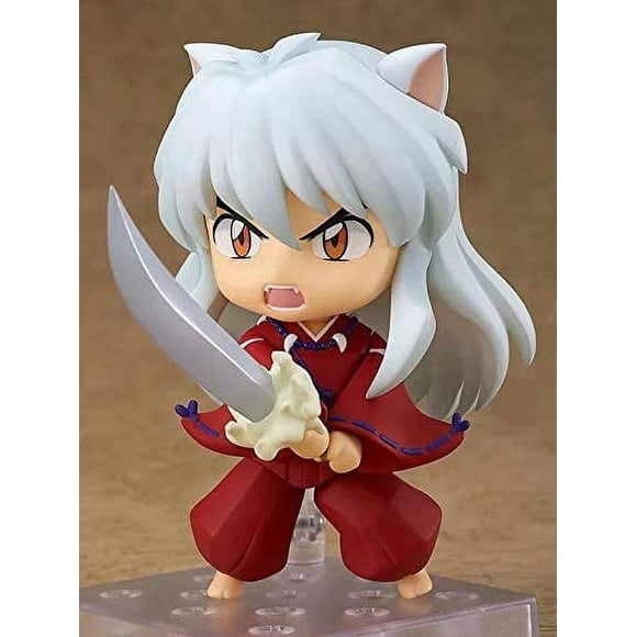10cm Newest Anime Inuyasha Q Version PVC Action Inuyasha Figure Anime Kid Toys Limited Edition Collectibles Decorations Best Gift for Adult Kids Children Figure