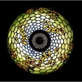 thumbnail image 3 of Tiffany Studios 15x15 Black Modern Framed Museum Art Print Titled - Overhead Detail of a Butterfly, 3 of 5