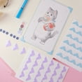 thumbnail image 2 of 10 Feuilles Coins Photo Autocollants Coins Photo pour Album Photo Scrapbooking, 2 of 6