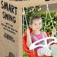 thumbnail image 5 of Dolu: Smart Swing - Red & White - Harness & Control Arm, Multiple Configurations, Indoor & Outdoor, Safety Lock, 120lb Max Cap, Toddlers & Kids Age 1+, 5 of 5
