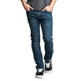 thumbnail image 5 of Men's Skinny Fit Stretch Raw Denim Jeans, Up To 42W, 5 of 5