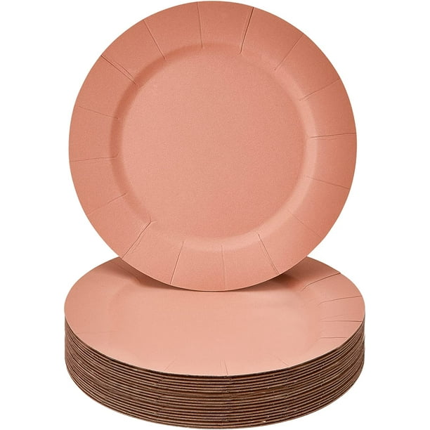 Elegant Disposable Charger Plates For Party - (10 Piece) Heavy Duty Disposable Dinner Set 13 ...