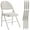 Beige(4 Pcs), variant on Twister.CK Folding Chairs 4 Pack, Metal Foldable Chair with Cushion and Non-Slip Feet Pads, Linen Party Chairs, for Meeting Room, Dining Room, Dark Gray