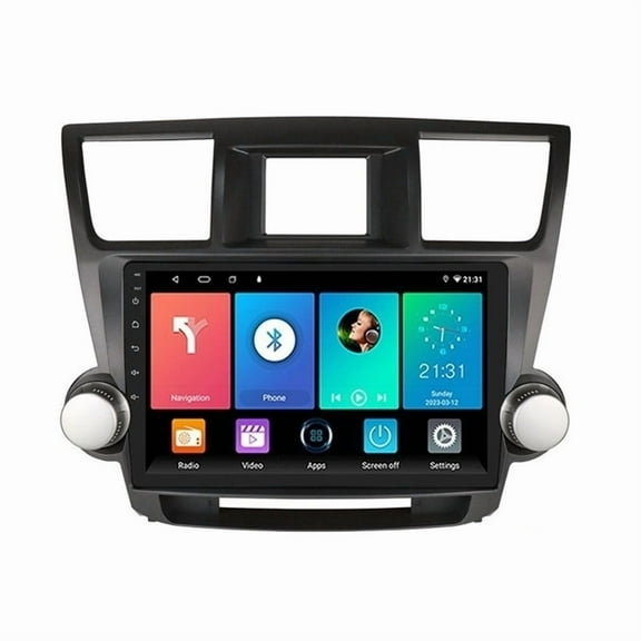 Torovo Car Radio Stereo Toyota Highlander 2008-2013 Android Carplay 4 64g