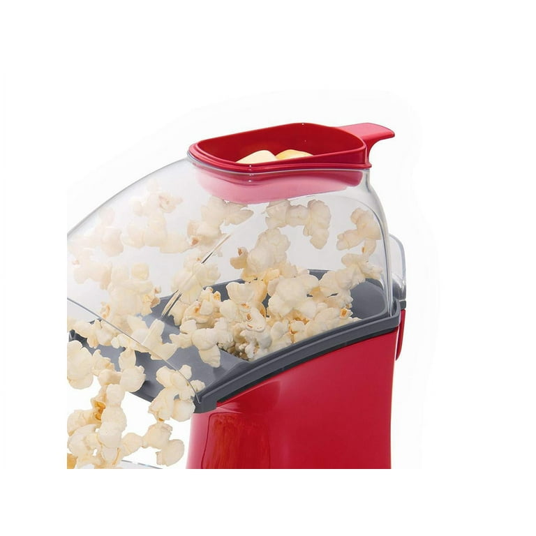 Presto 04867 Poplite Hot Air Popcorn Popper - Built-In Measuring Cup +  Melts Butter, Easy to Clean, Built-In Cord Wrap, 18 Cups, Aqua