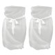 thumbnail image 1 of EeaseMX 2 piezas de la silla de tul cubierta larga pajaritas de malla falda de la silla del tutu mullido fundas para la ducha nupcial boda ducha de bebé decoración (blanco), 1 of 8