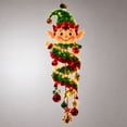thumbnail image 5 of ZENVIVE Christmas Magic Spiral Hanging LED Lights, Hanging Xmas Decoration with Spiral Lights for Porch Entryway Doorway & Outdoor Holiday Decor, 7.8"(Elf), 5 of 7