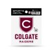 thumbnail image 1 of Rico Industries Ncaa Colgate Raiders Logotipo Alternativo Con Escudo Calcomanía Deportiva De 4 X 4 Pulgadas, 1 of 5