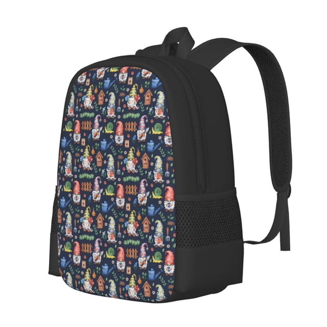 Fotbe Garden Gnomes Mochila para Hombre y Mujer - Tela Oxford 600D Resistente - Mochila Impermeable de Gran Capacidad para Escuela, Viajes y Senderismo