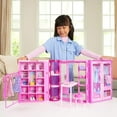thumbnail image 3 of Barbie Dream Closet Toy Playset with Fashion Doll, Clothes, & Accessories, 3-ft-Wide with 25+ Pieces, 3 of 7