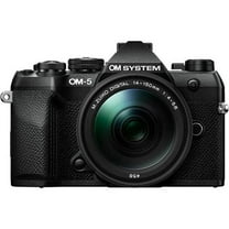 Om System V210072BU000 20.4 Megapixel Mirrorless Camera with Lens, 0.55", 5.91", Black