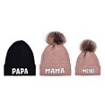 thumbnail image 1 of SUNSIOM Family Matching Beanie Hat, Soft Warm Embroidery Letters Winter Cap for Casual Daily, 1 of 4
