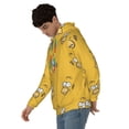 thumbnail image 3 of Simpsons Men's Hoodie With Color Drawstrings Sweatshirt Hooded Pullover Print Winter Coat Jacket 3x-Large, 3 of 9