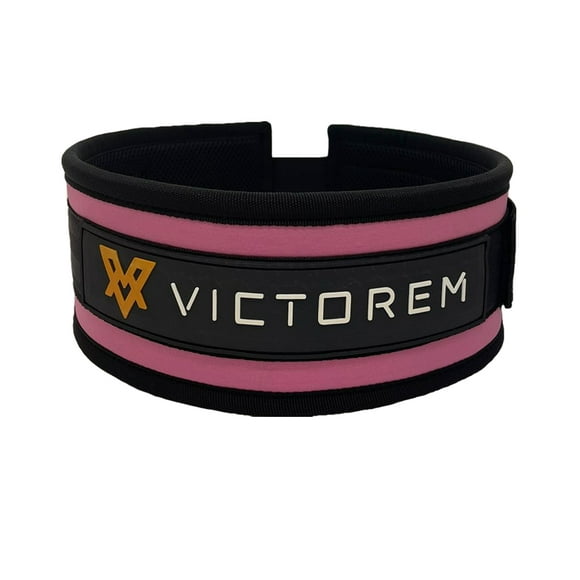 Cinturón Faja Gym Crossfit Halterofilia Rosa Victorem Cinturón Faja Rosa
