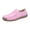 Pink, variant on Slip On Sneakers Women, Slip On Shoes Women, Women's Leather Hand Stitching Flat Loafers Lightweight & Breathable Arch Support Slip On Soft Causal Sneakers for Driving Walking Work, Pink, 7.5