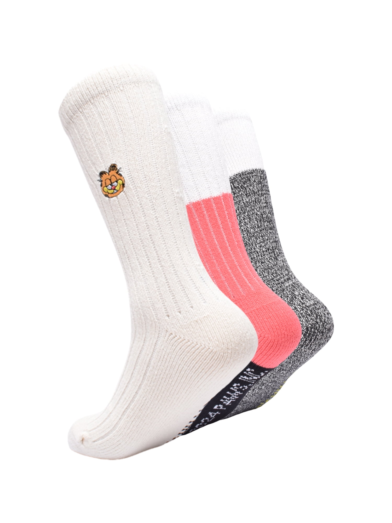 Paramount Garfield Women's' 3-Pack Boot Socks, Sock Size 9-11