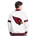 thumbnail image 2 of Men's-Starter  White Arizona Cardinals Scout Full-Snap Varsity Jacket, 2 of 2