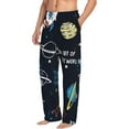 thumbnail image 2 of Easygdp Space Men's Pajama Pant, Sleep Elastic Waistband Lounge Pants - Medium, 2 of 9