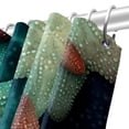 thumbnail image 5 of Starfish Waterproof Printed Shower Curtain Set with Hooks for Bathroom Decoration - Bathroom Curtains Included, 5 of 5