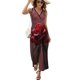 thumbnail image 1 of Vestido Largo Sin Mangas Para Mujer, Rose Traje Informal Para Cumpleaños, Verano, 1 of 5