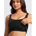 thumbnail image 4 of CRZ YOGA Butterluxe Women’s U Neck Tank Top with Built in Bra Soft Padded Crop Camisole, 4 of 4