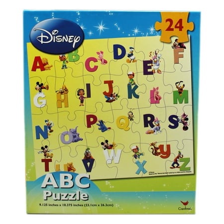 Disney Assorted Character ABC Kids Puzzle (24pc)