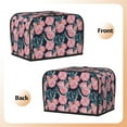 thumbnail image 3 of Haiem Rose Flowers Print Toaster Covers 2 Slice Wide Slot,Bread Dust Cover & Fingerprint Protection,Bread Machine Cover,Appliance Covers, 3 of 7