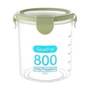 Sealing Food Container  Sealed Storage Containers  Food Storage Containers  Kitchen Storage Container Plastic Transparent Sealed Containers Kitchen Food Cereal Beans Nuts Storage