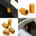 thumbnail image 3 of 4pcs Universal Car Wheel Tire Valve Stem Caps Dust Covers Aluminum Tire Wheel Stem Air Valve Cap Car Accessories, 3 of 5