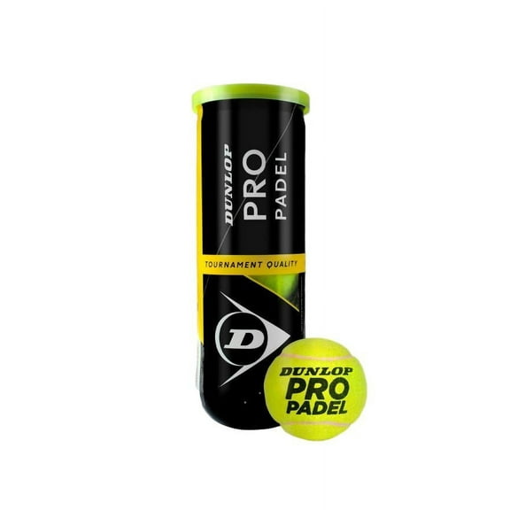 Dunlop Sports Dunlop Pro Padel, 3-Ball can, Yellow