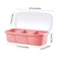 thumbnail image 3 of Juego de frascos de caja de condimentos de plástico | Contenedor de especias dividido con tapa y cuchara | Almacenamiento portátil de múltiples compartimentos de grado alimenticio | 24,5x11x7cm, 3 of 6