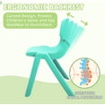 thumbnail image 4 of Wanan 6Pcs Plastic Stackable Chairs, Modern Kids Chairs for Outdoor, Reading, Relaxing, Learning, Painting, Playing, 4 of 9