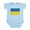 Sky Blue, variant on CafePress - Ukraine Flag Body Suit - Baby Light Bodysuit, Size Newborn - 24 Months