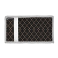 thumbnail image 2 of JIALIOU Nylon Trifold Card Wallet with ID Window Zipper Pocket for Men Women Teen Elegant Grid Lines, 2 of 7