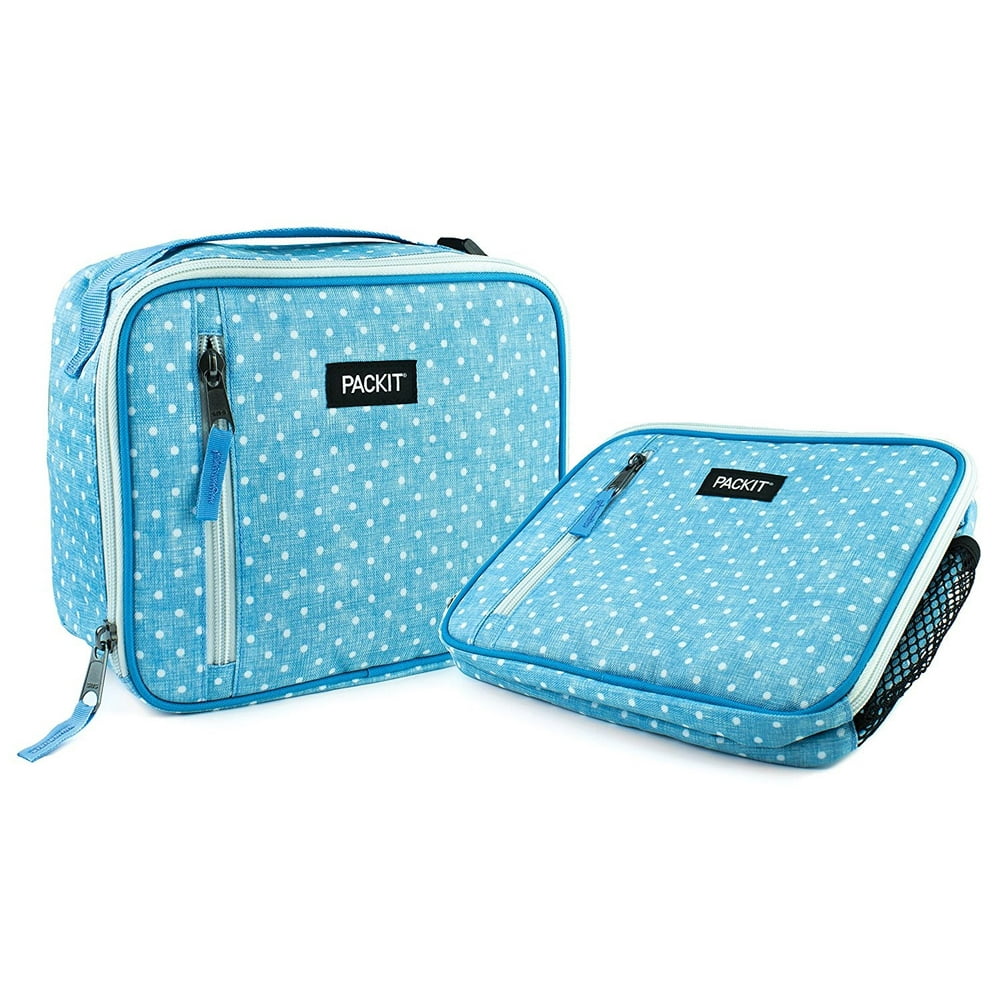 PackIt Classic Lunch Box, Chambray Dot