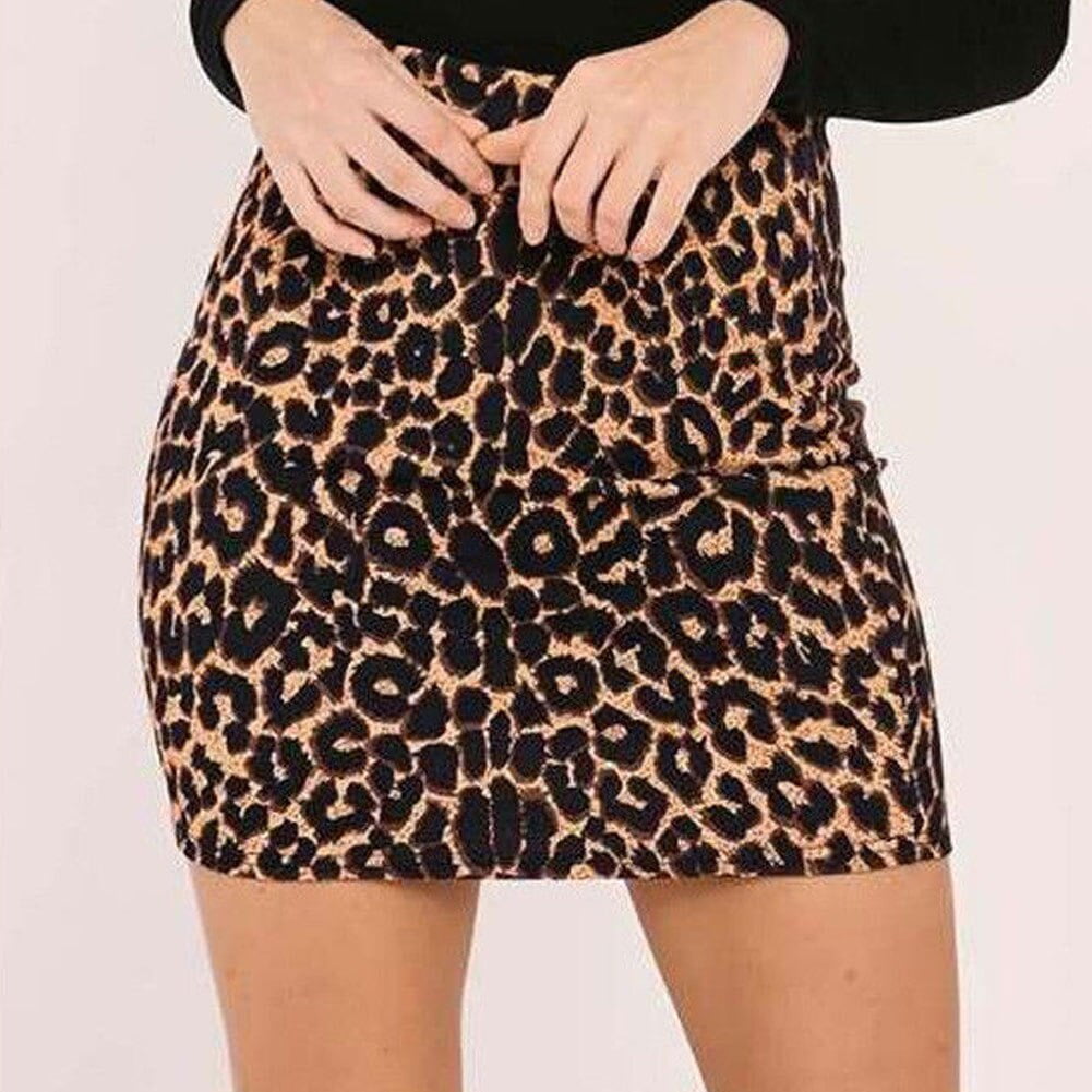 Animal print bodycon skirt discount