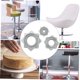 thumbnail image 4 of LOLIPPYY 3Ud Base Metálica Para Muebles Y Exhibición Con Rodamiento Estructurado Plateado, 4 of 8