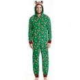 thumbnail image 4 of Viworld Christmas Family Matching Hoodie Pajamas Reindeer Romper Long Sleeve One Piece Jumpsuit Zipper Pjs for Adult Kids Baby, 4 of 10