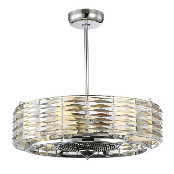 Taurus 6-Light Fandelier in Polished Chrome
