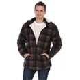 thumbnail image 4 of Gioberti Mens Sherpa Lined Flannel Jacket with Removable Hood, 4 of 7