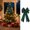 🌻 Green#191, variant on Christmas Bow 53cm Large Silk-Edged Velvet with Built-in Loop for Christmas Tree Mantel and Door Decor