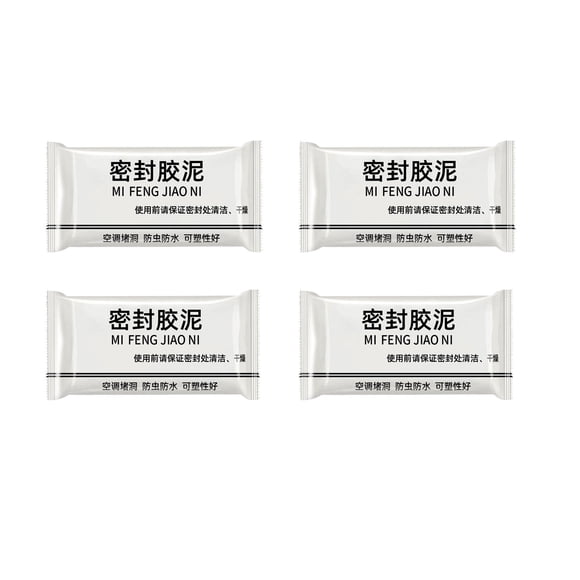 Boue d'Étanchéité Flexible pour Réparation, Pâte de Bouchage à Allongement Élevé avec Fini Protecteur, Idéale pour Toitures, Murs et Fondations, Séchage Rapide, Lot de 8