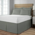 thumbnail image 2 of Space Maker Extra-Long 21" Drop Length Silver Bed Skirt, Twin, 2 of 4