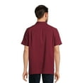 Men's & Big Men's Microfiber ButtonUp Shirt with Short Sleeves