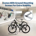thumbnail image 4 of QinaQin Floor-Standing Bicycle Racks, Ground-Level Bicycle Parking Racks, All-Steel Garage Bicycle Racks, Suitable for Street, Backyard, and Bicycle Activity Storage, 4 of 7