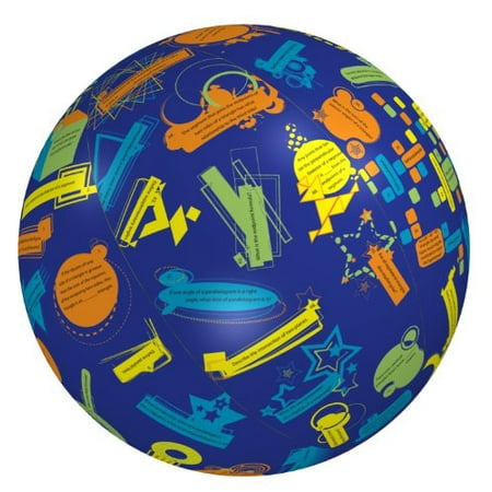 American Educational Clever Catch Balls - American Educational Vinyl Geometry 1 Clever Catch Ball, 24' Diameter